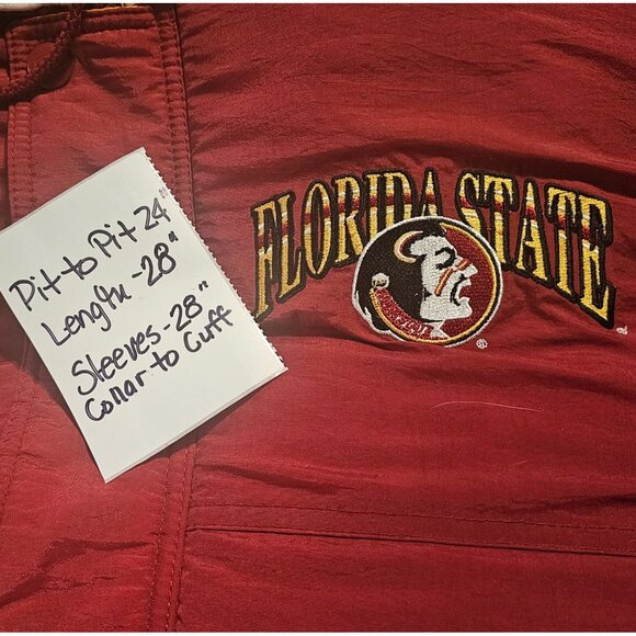 Mens 90's Vintage Florida State University Seminoles Starter Puffer Jacket Small - Picture 12 of 16